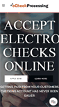 Mobile Screenshot of echeckprocessing.com